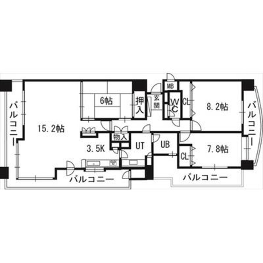 間取図 PRIME URBAN円山北四条