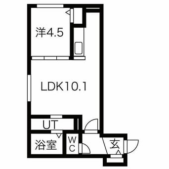 間取図 S-RESIDENCE桑園EAST