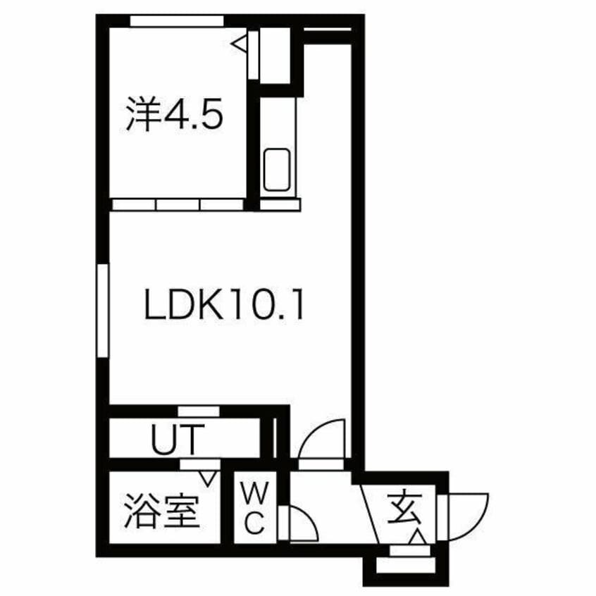 間取図 S-RESIDENCE桑園EAST
