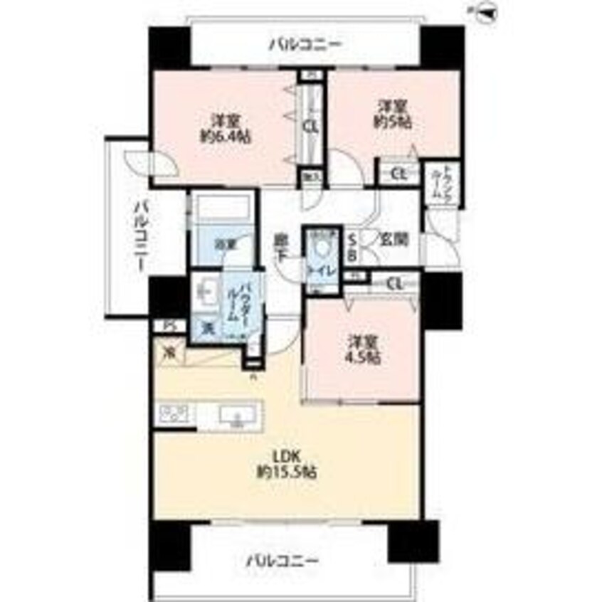 間取図 プレミスト札幌ステーションURBANSEED