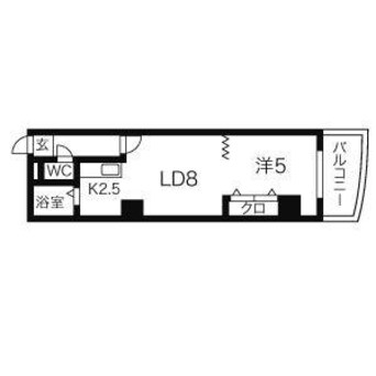 間取図 ミラバ札幌中央