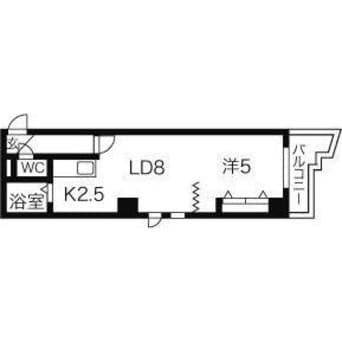 間取図 ミラバ札幌中央