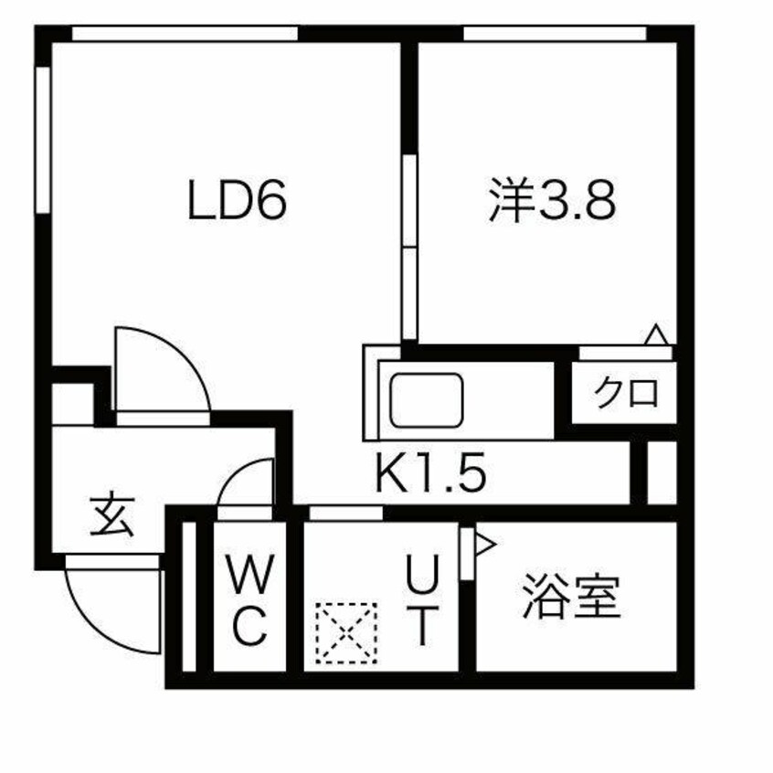 間取図 PRIMECOURT 北円山