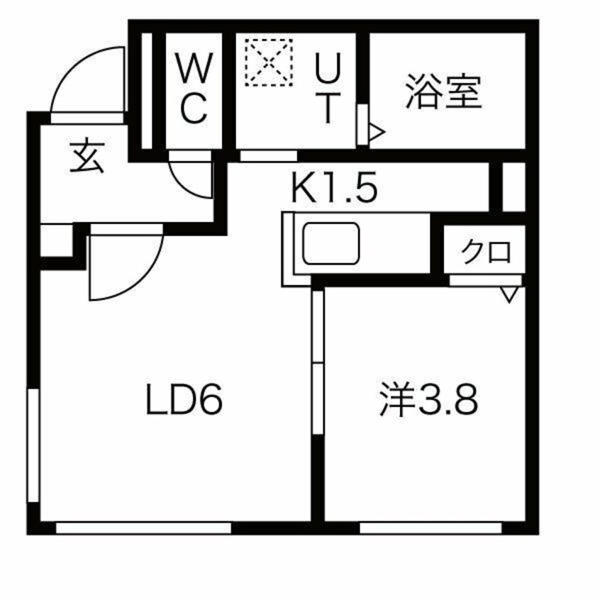 間取図 PRIMECOURT 北円山