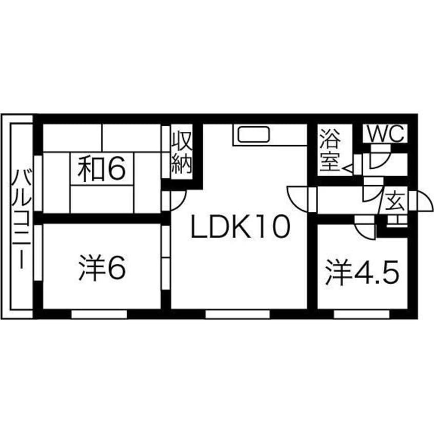 間取図 アートエリアSKⅡ