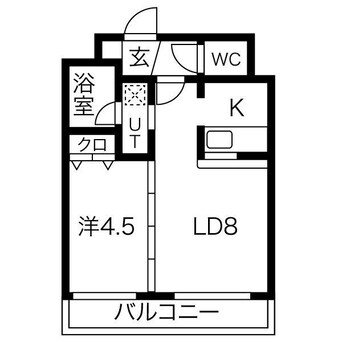 間取図 マリオン桑園