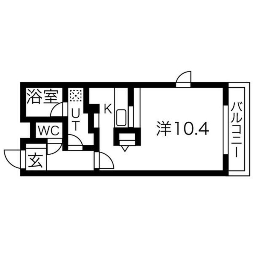 間取図 マリオン桑園