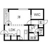 ストロール札幌 1Rの間取り