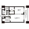 パークアクシス札幌植物園前 1LDK+Sの間取り