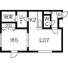 ステージノア北円山 1LDKの間取り