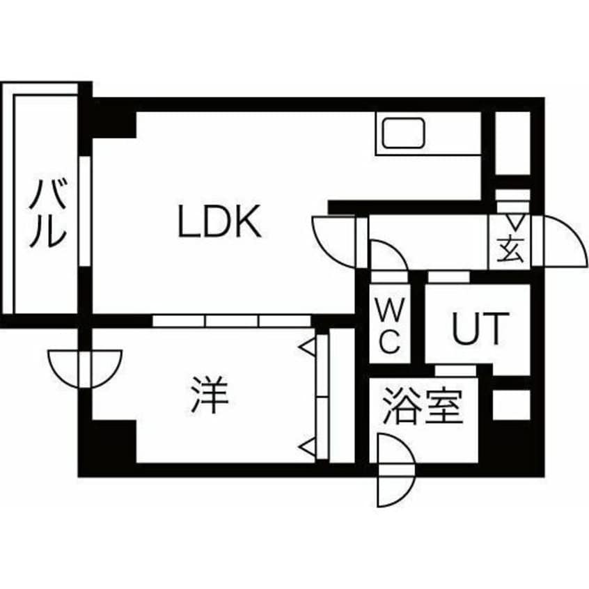 間取図 LEE SPACE N4