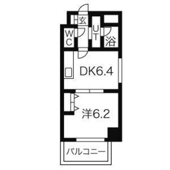 間取図 ターフサイド桑園