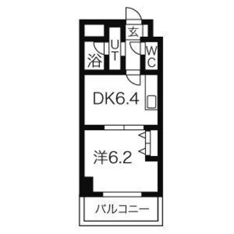 間取図 ターフサイド桑園