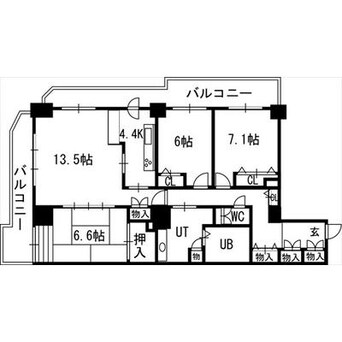 間取図 知事公館前タワーレジデンス