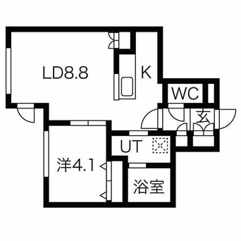 間取図 Pino kitamaruyama