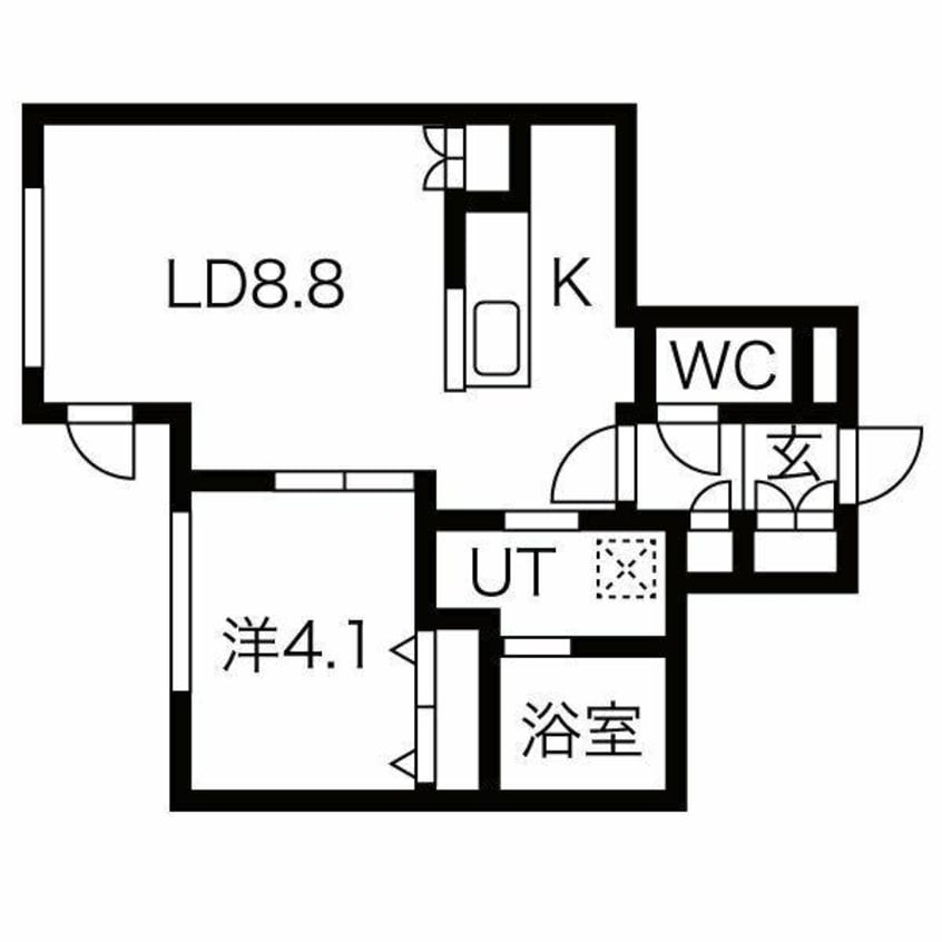 間取図 Pino kitamaruyama