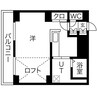 e-ハウス 1Kの間取り