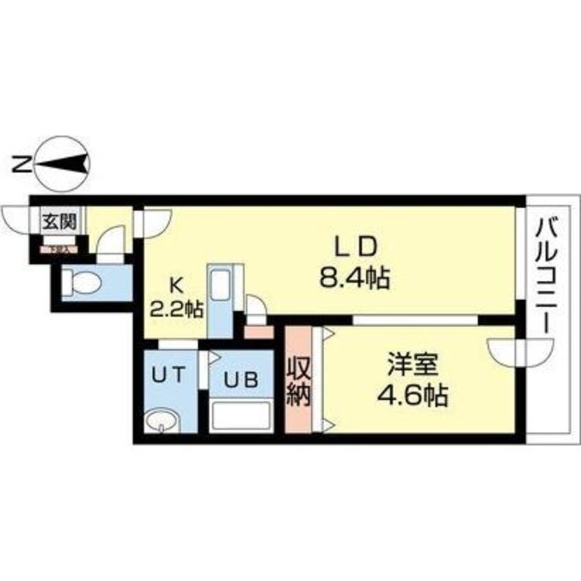 間取図 グランメゾンN５