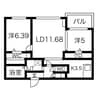 C-SELECTION.STELLA I 2LDKの間取り