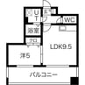 ラフレ28 1LDKの間取り