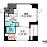 F022円山 1LDKの間取り