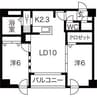 シティレジデンス桑園 2LDKの間取り
