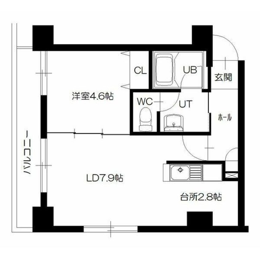 間取図 S-FORT札幌北5条