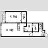 クラッセ円山　EAST 1LDKの間取り