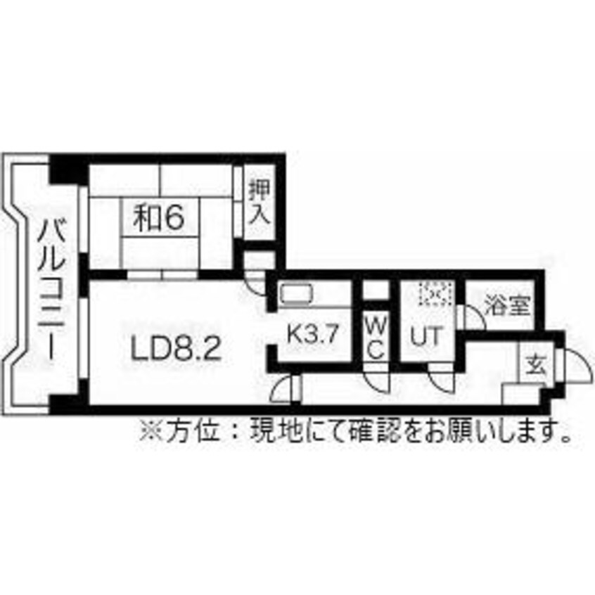 間取図 アジエステート大通西プラザ