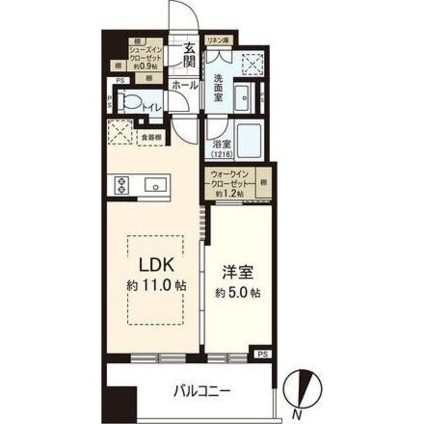 間取図 パークリュクス札幌大通公園