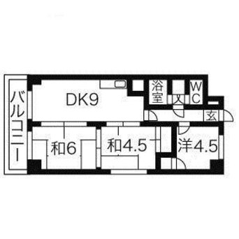 間取図 グランドパレス啓明