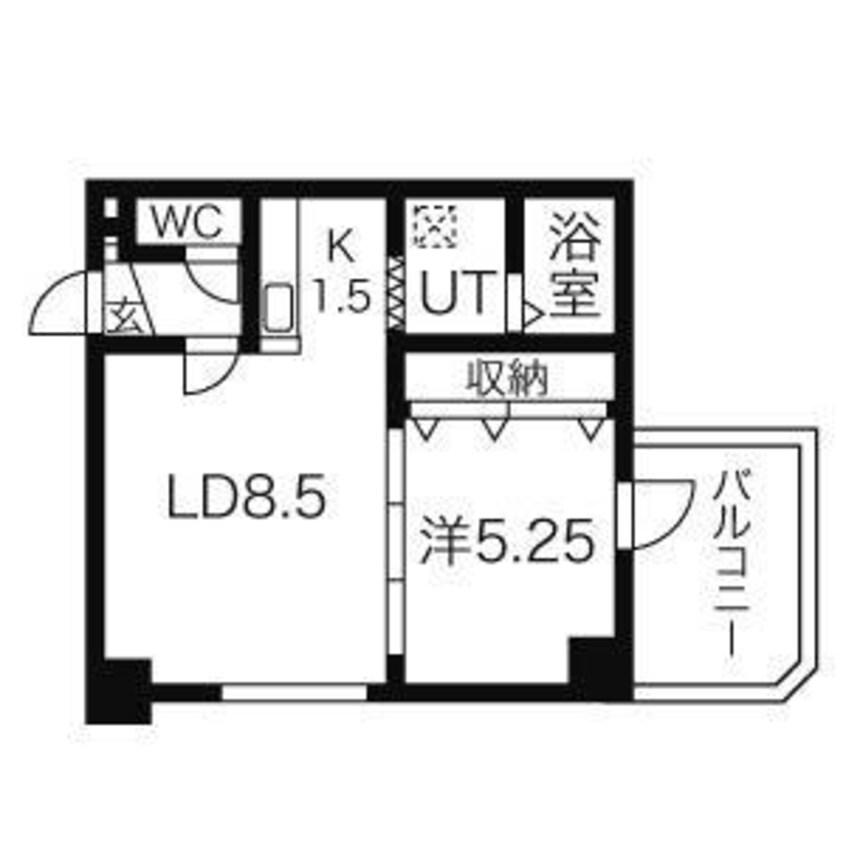 間取図 パークヒルズU・D・A