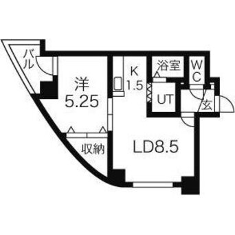 間取図 パークヒルズU・D・A