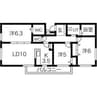 REGULUS桑園 3LDKの間取り