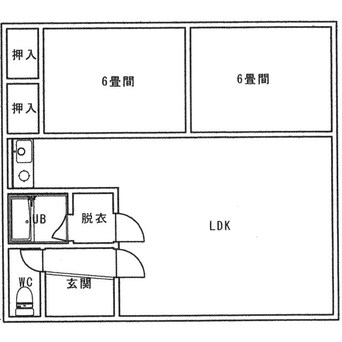 間取図 コーポ渡辺