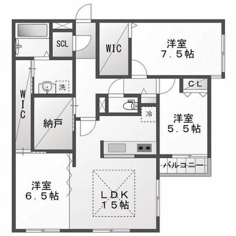 間取図 ジョイス宮の森レジデンス