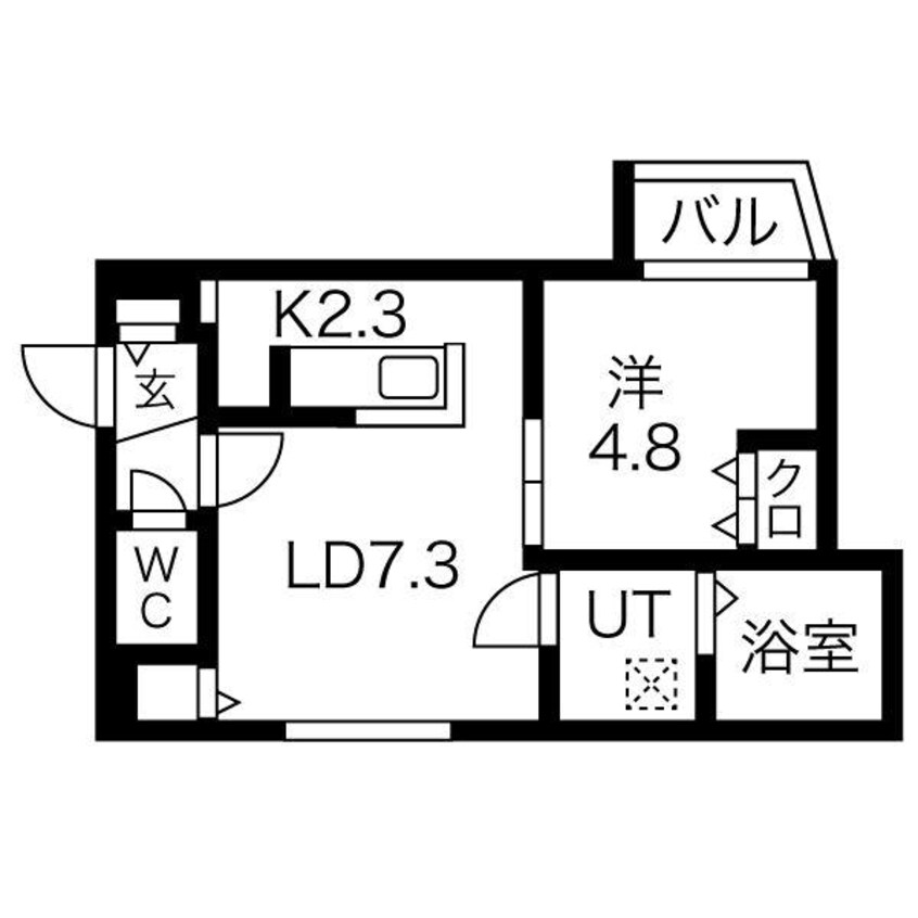 間取図 ブランシャールチェレステ鳥居前