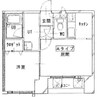 第二北美マンション 1LDKの間取り