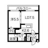 S-RESIDENCE桑園 1LDKの間取り