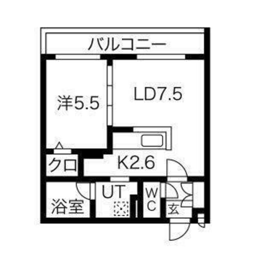 間取図 S-RESIDENCE桑園