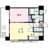 レインボータウン24 1LDKの間取り