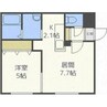 YELL北７条 1LDKの間取り