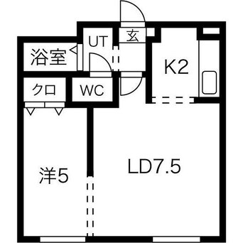 間取図 セントラル６