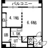 S-FORT北円山 1LDKの間取り