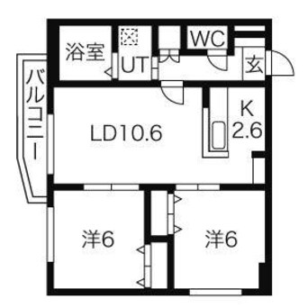 間取図 メディオフラム札幌