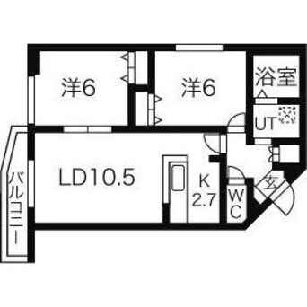 間取図 メディオフラム札幌