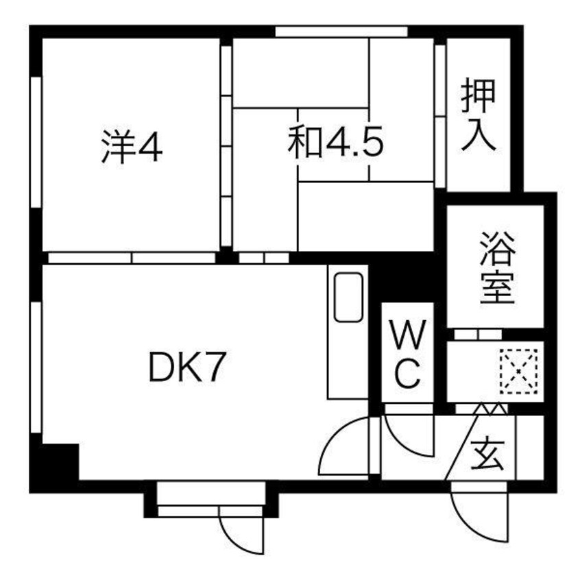 間取図 リアルコートマツミ