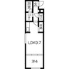 HOPE桑園 1LDKの間取り