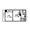 クレール 1DKの間取り
