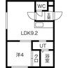 ソレイユ522 1LDKの間取り